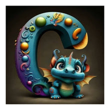 Load image into Gallery viewer, Diamond Painting - Full Round - Little Dinosaur C (30*30CM)
