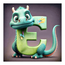 Load image into Gallery viewer, Diamond Painting - Full Round - Little Dinosaur E (30*30CM)
