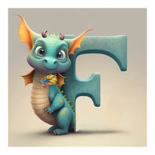 Load image into Gallery viewer, Diamond Painting - Full Round - Little Dinosaur F (30*30CM)
