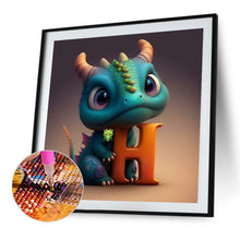 Load image into Gallery viewer, Diamond Painting - Full Round - Little Dinosaur H (30*30CM)
