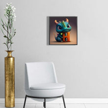 Load image into Gallery viewer, Diamond Painting - Full Round - Little Dinosaur H (30*30CM)
