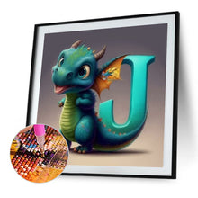 Load image into Gallery viewer, Diamond Painting - Full Round - Little Dinosaur J (30*30CM)

