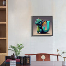 Load image into Gallery viewer, Diamond Painting - Full Round - Little Dinosaur J (30*30CM)
