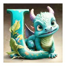 Load image into Gallery viewer, Diamond Painting - Full Round - Little Dinosaur L (30*30CM)
