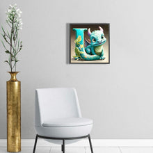 Load image into Gallery viewer, Diamond Painting - Full Round - Little Dinosaur L (30*30CM)
