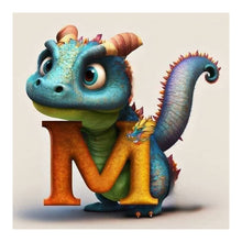 Load image into Gallery viewer, Diamond Painting - Full Round - Little Dinosaur M (30*30CM)
