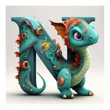 Load image into Gallery viewer, Diamond Painting - Full Round - Little Dinosaur N (30*30CM)
