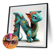 Load image into Gallery viewer, Diamond Painting - Full Round - Little Dinosaur N (30*30CM)

