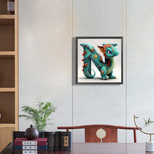 Load image into Gallery viewer, Diamond Painting - Full Round - Little Dinosaur N (30*30CM)
