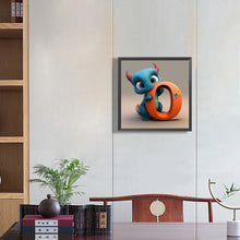 Load image into Gallery viewer, Diamond Painting - Full Round - Little Dinosaur O (30*30CM)
