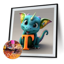 Load image into Gallery viewer, Diamond Painting - Full Round - Little Dinosaur T (30*30CM)
