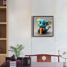 Load image into Gallery viewer, Diamond Painting - Full Round - Little Dinosaur T (30*30CM)
