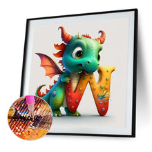 Load image into Gallery viewer, Diamond Painting - Full Round - Little Dinosaur W (30*30CM)
