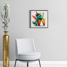 Load image into Gallery viewer, Diamond Painting - Full Round - Little Dinosaur W (30*30CM)
