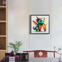 Load image into Gallery viewer, Diamond Painting - Full Round - Little Dinosaur W (30*30CM)
