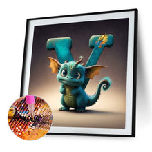 Load image into Gallery viewer, Diamond Painting - Full Round - Little Dinosaur Y (30*30CM)
