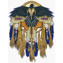 Load image into Gallery viewer, Diamond Painting - Partial Special Shaped - Native Raven Mandala Dream Catcher (30*40CM)
