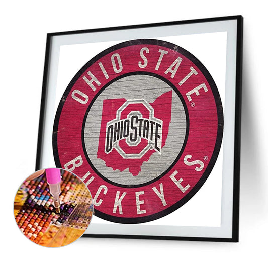 Diamond Painting - Full Round - Ohio State University (30*30CM)