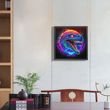 Load image into Gallery viewer, Diamond Painting - Full Round - color tyrannosaurus rex (30*30CM)
