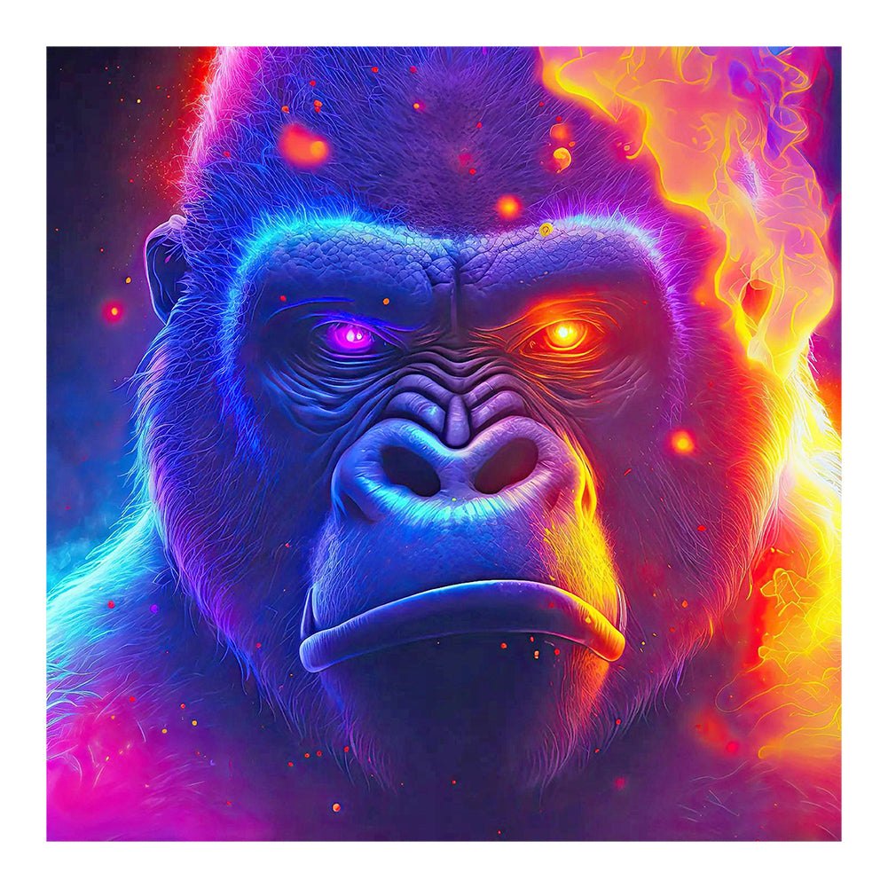 Diamond Painting - Full Round - color gorilla (30*30CM)