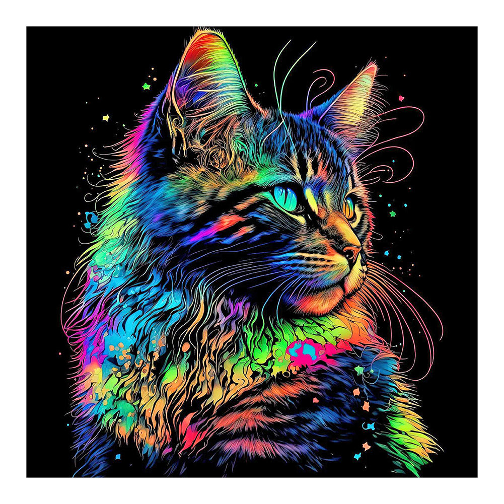 Diamond Painting - Full Round - color cat (30*30CM)