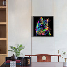 Load image into Gallery viewer, Diamond Painting - Full Round - color cat (30*30CM)
