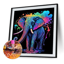 Load image into Gallery viewer, Diamond Painting - Full Round - colorful elephant (30*30CM)
