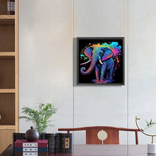 Load image into Gallery viewer, Diamond Painting - Full Round - colorful elephant (30*30CM)
