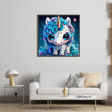 Load image into Gallery viewer, Diamond Painting - Full Round - jeweled unicorn (30*30CM)
