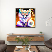 Load image into Gallery viewer, Diamond Painting - Full Round - Jeweled little arctic fox (30*30CM)
