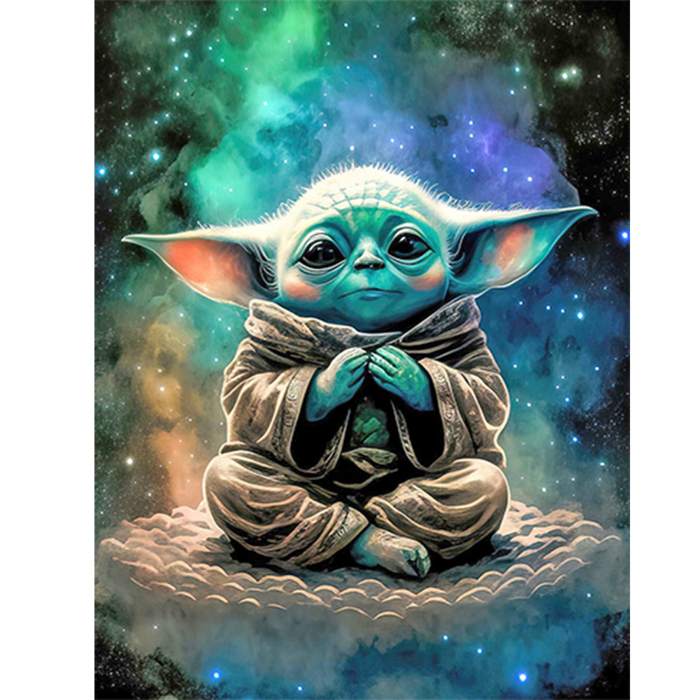 Diamond Painting - Full Round - Yoda (30*40CM)