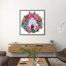 Load image into Gallery viewer, Diamond Painting - Partial Special Shaped - Easter bunny wreath (30*30CM)
