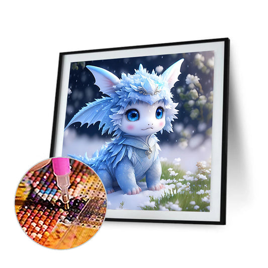 Diamond Painting - Full Round - Winter Edition Zodiac Dragon (30*30CM)