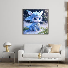 Load image into Gallery viewer, Diamond Painting - Full Round - Winter Edition Zodiac Dragon (30*30CM)
