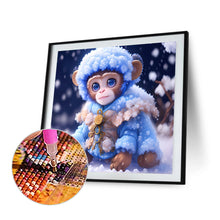 Load image into Gallery viewer, Diamond Painting - Full Round - Winter Edition Zodiac Monkey (30*30CM)
