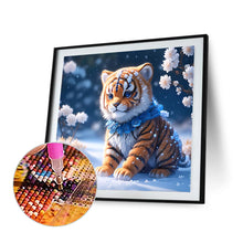 Load image into Gallery viewer, Diamond Painting - Full Round - Winter Edition Zodiac Tiger (30*30CM)
