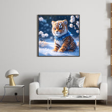 Load image into Gallery viewer, Diamond Painting - Full Round - Winter Edition Zodiac Tiger (30*30CM)
