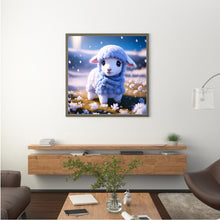 Load image into Gallery viewer, Diamond Painting - Full Round - Winter Edition Zodiac Sheep (30*30CM)
