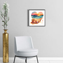Load image into Gallery viewer, Diamond Painting - Full Round - love beach (30*30CM)
