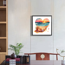 Load image into Gallery viewer, Diamond Painting - Full Round - love beach (30*30CM)
