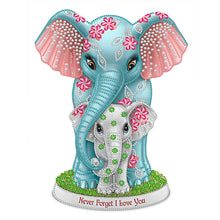 Load image into Gallery viewer, Diamond Painting - Partial Special Shaped - elephant mother and child (30*40CM)
