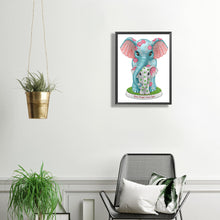 Load image into Gallery viewer, Diamond Painting - Partial Special Shaped - elephant mother and child (30*40CM)
