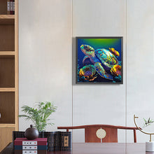 Load image into Gallery viewer, Diamond Painting - Full Round - sea turtle (30*30CM)
