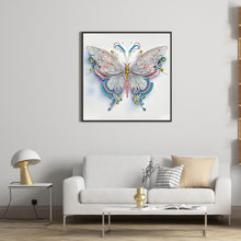 Load image into Gallery viewer, Diamond Painting - Partial Special Shaped - Pale Butterfly (30*30CM)
