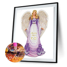Load image into Gallery viewer, Diamond Painting - Partial Special Shaped - dress angel lady (30*40CM)

