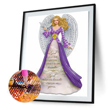 Load image into Gallery viewer, Diamond Painting - Partial Special Shaped - dress angel lady (30*40CM)
