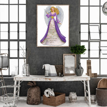 Load image into Gallery viewer, Diamond Painting - Partial Special Shaped - dress angel lady (30*40CM)
