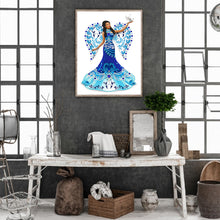 Load image into Gallery viewer, Diamond Painting - Partial Special Shaped - dress angel lady (30*40CM)
