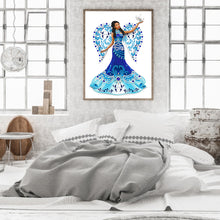 Load image into Gallery viewer, Diamond Painting - Partial Special Shaped - dress angel lady (30*40CM)

