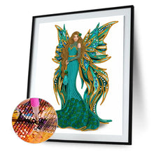 Load image into Gallery viewer, Diamond Painting - Partial Special Shaped - dress angel ladies (30*40CM)
